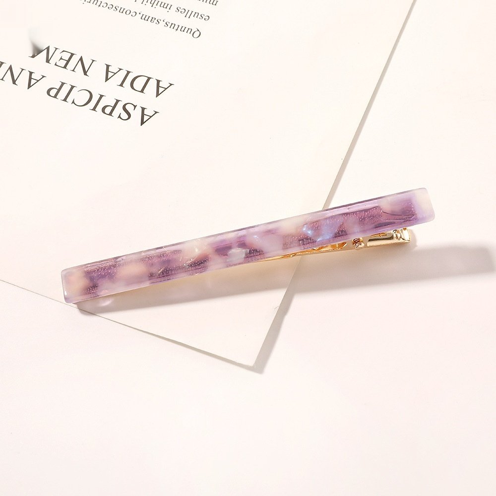 Acetate Duckbill Cute Single Line Clip Hair Accessories - Image 7