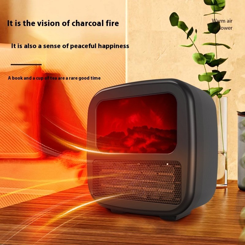 Household Electric Heater Warmer Portable 3D Anti-real Flame Electric Heater Warm Air Fan Room Winter Stove Radiator - Image 7