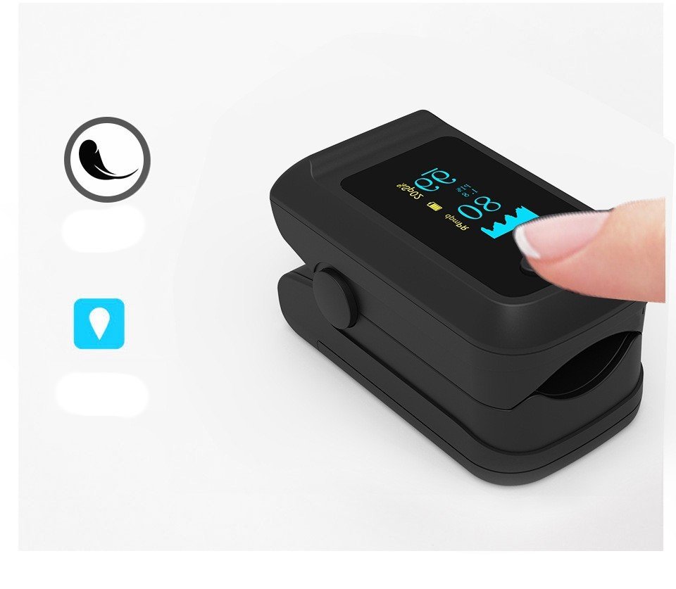 Medical Finger Clip Oxygen Satiating Clip Fingertip Oxygen Saturation Detector - Image 4