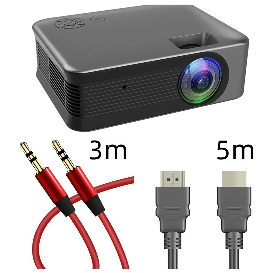 Portable Small Wireless High-definition Multi-function Indoor And Outdoor Compact Projector - Image 8