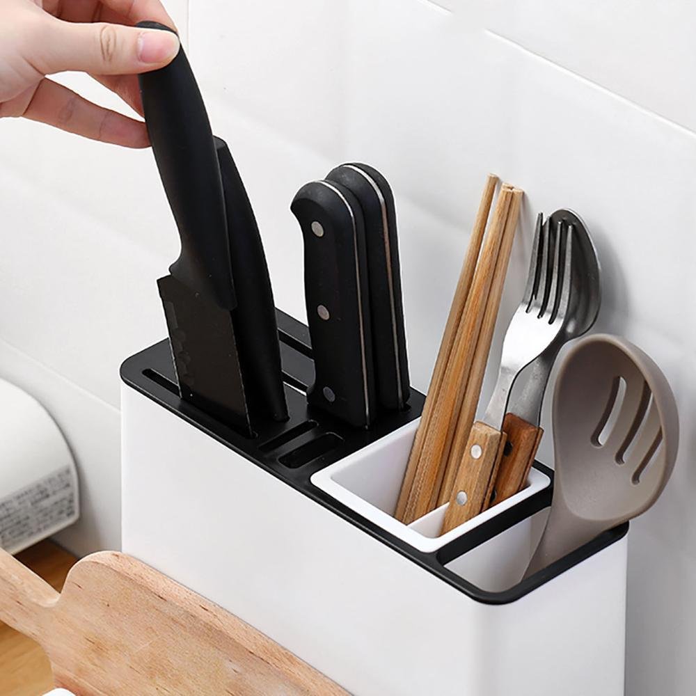 Tableware Storage Holders Kitchen Knife Plastic Storages Racks for Kitchen Convenience Cabinet - Image 5