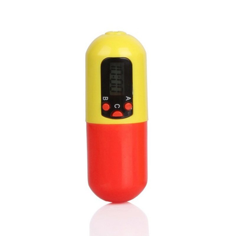 Mini Portable Alarm Pill Box Timer Electronic Timed Reminder Digital Medical kit Multi-function Medical Box Container - Image 3