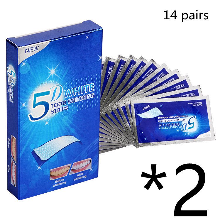 5D Gel Teeth Whitening Strips White Tooth Dental Kit Oral Hygiene Care Strip For False Teeth Veneers Dentist Seks Whiten Gel - Image 4