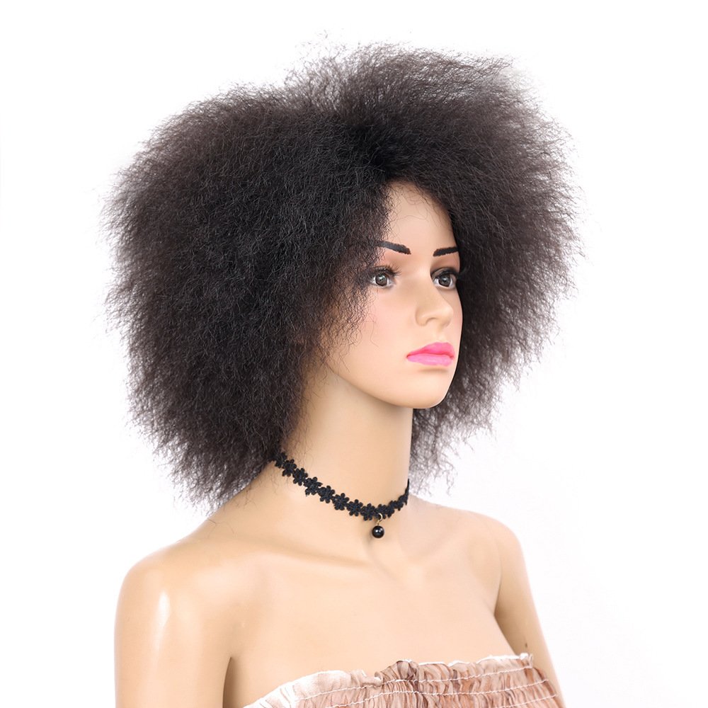 Fluffy curly hair wig - Image 7