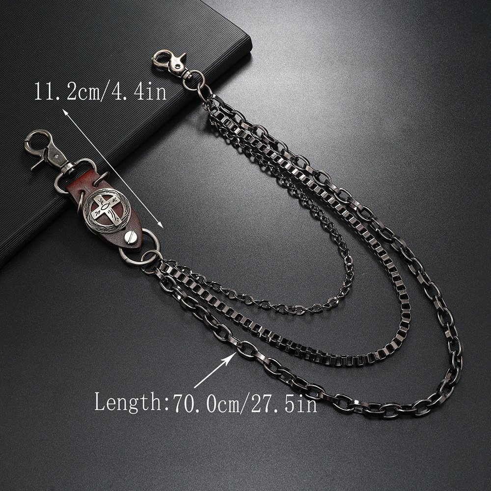 Punk Metal Denim Waist Chain - Image 7