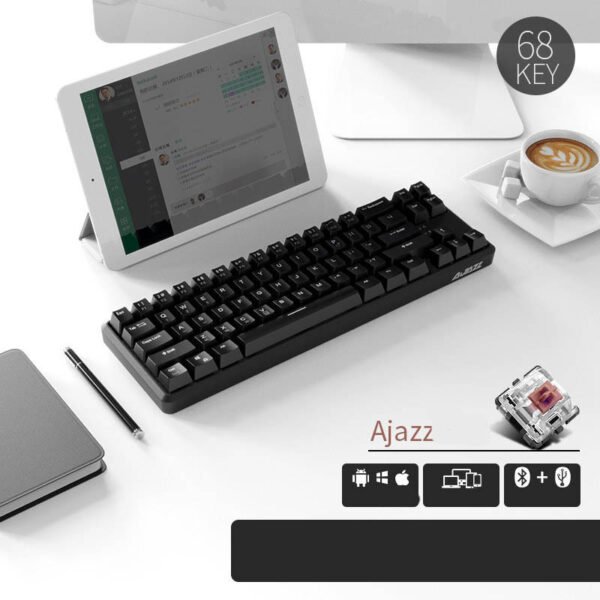 Mini Usb Wired Bluetooth Mechanical Keyboard - Image 7