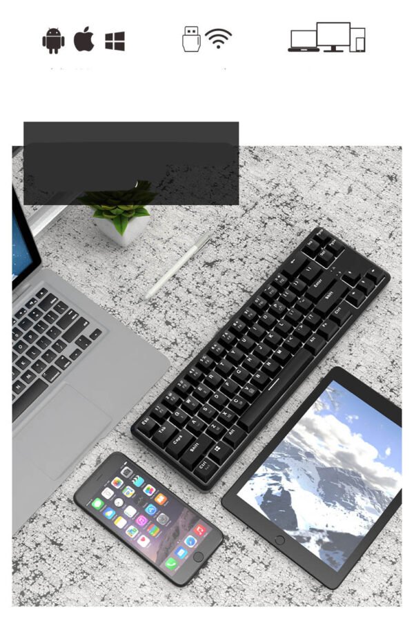 Mini Usb Wired Bluetooth Mechanical Keyboard - Image 9