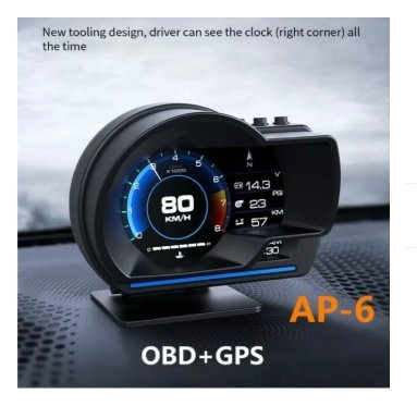 Head-up Display Gps High-definition Speed Water Temperature Turbine Monitoring - Image 2