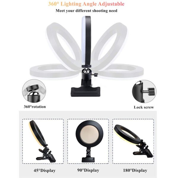 Cross Border Special Lighting For Desktop Clip Mobile Computer Video Conference - Image 2