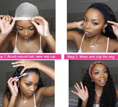 Hair Band Wig Ladies Chemical Fiber Wig - Image 6