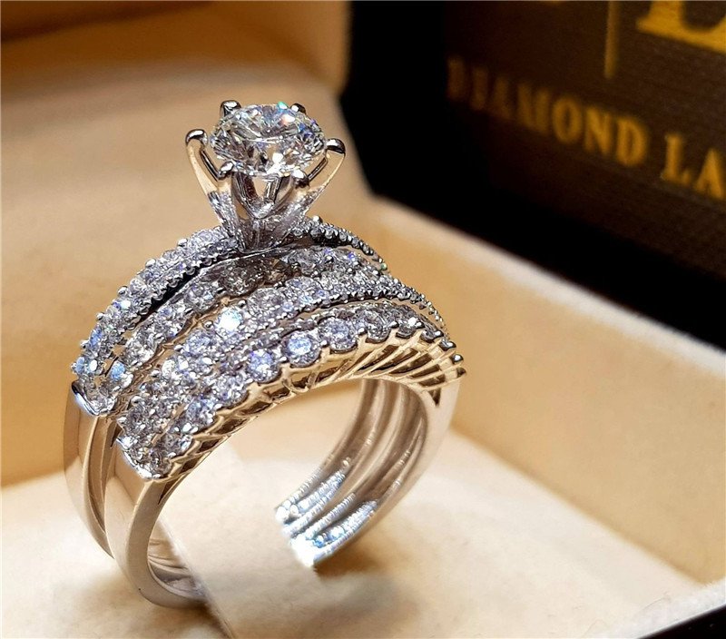 European And American Jewelry Engagement Rings - Image 3