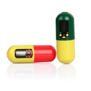 Mini Portable Alarm Pill Box Timer Electronic Timed Reminder Digital Medical kit Multi-function Medical Box Container