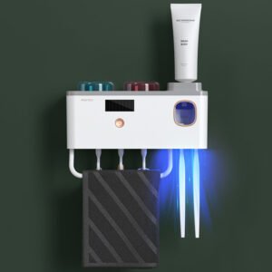 Multi functional Ultraviolet Germicidal Toothbrush Rack
