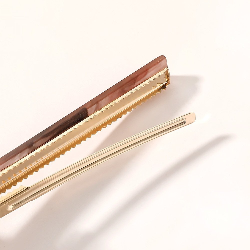 Acetate Duckbill Cute Single Line Clip Hair Accessories - Image 10