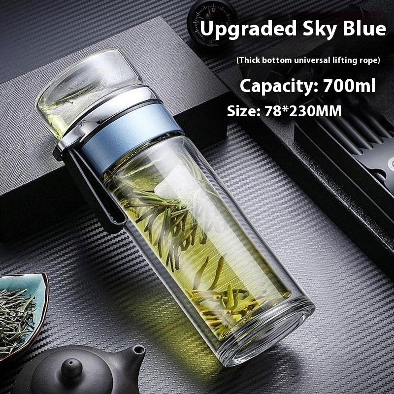 Personal Double-layer Glass Cup - Image 3