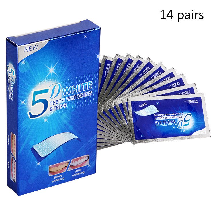 5D Gel Teeth Whitening Strips White Tooth Dental Kit Oral Hygiene Care Strip For False Teeth Veneers Dentist Seks Whiten Gel - Image 6