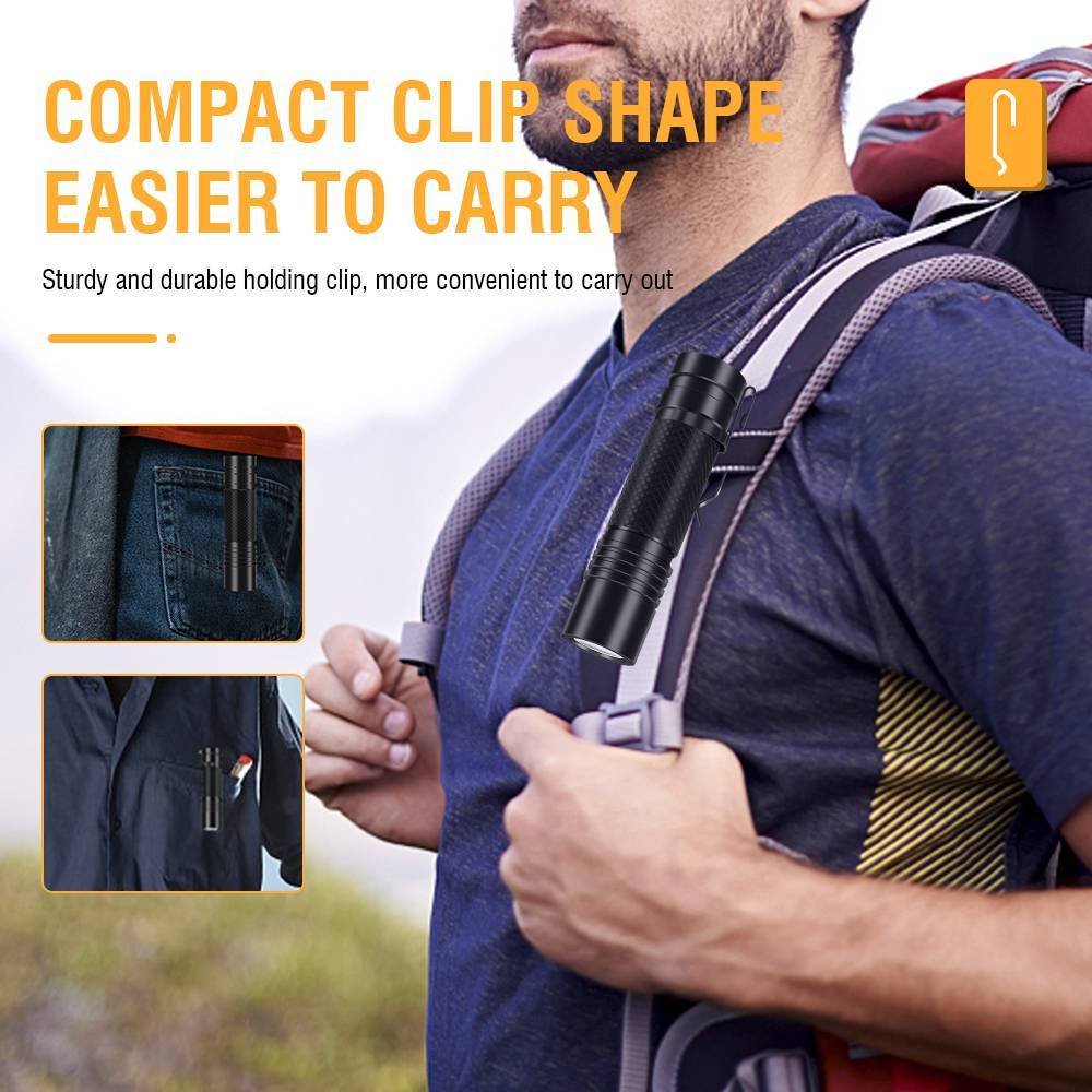 Super Bright Tactical Flashlight Torch Super Bright Camping LED Zoomable Torch - Image 8