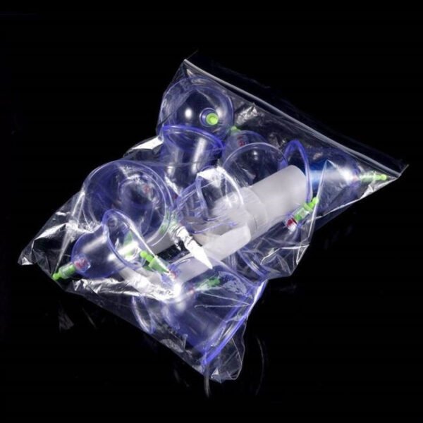 12 Pc Set Medical Vacuum Cupping With Suction Pump Suction T - Image 2