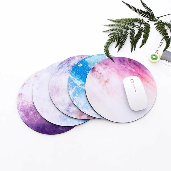 Space Round Mouse Pad PC Gaming Non Slip Mice Mat For Laptop Notebook Computer Gaming Mouse Pad - Image 2
