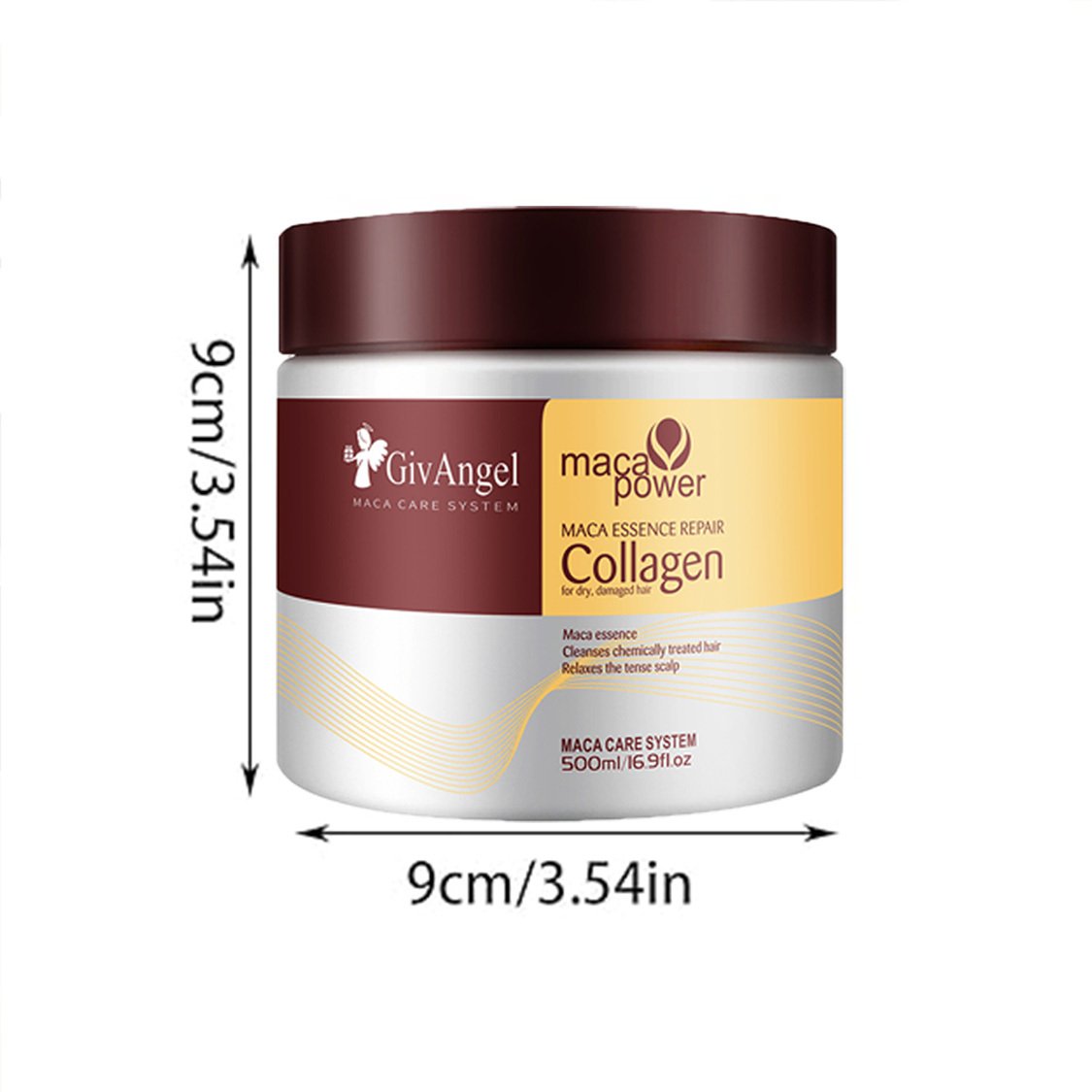 Nourishing Collagen Hair Mask, Deep Nourishing Magical Hair Mask, Fortifying Hair Repair Conditioner, Hair Mask For Dry Damaged Hair All Hair Types, 500ml, 1 Count - Image 3