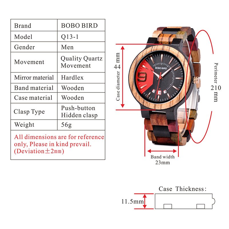 Wooden watch for men - Image 9
