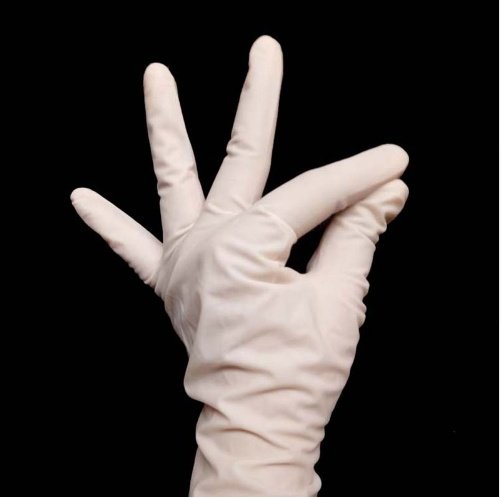 Disposable medical sterile rubber surgical gloves - Image 3