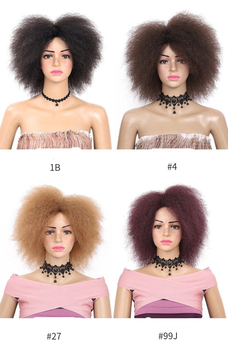 Fluffy curly hair wig - Image 2