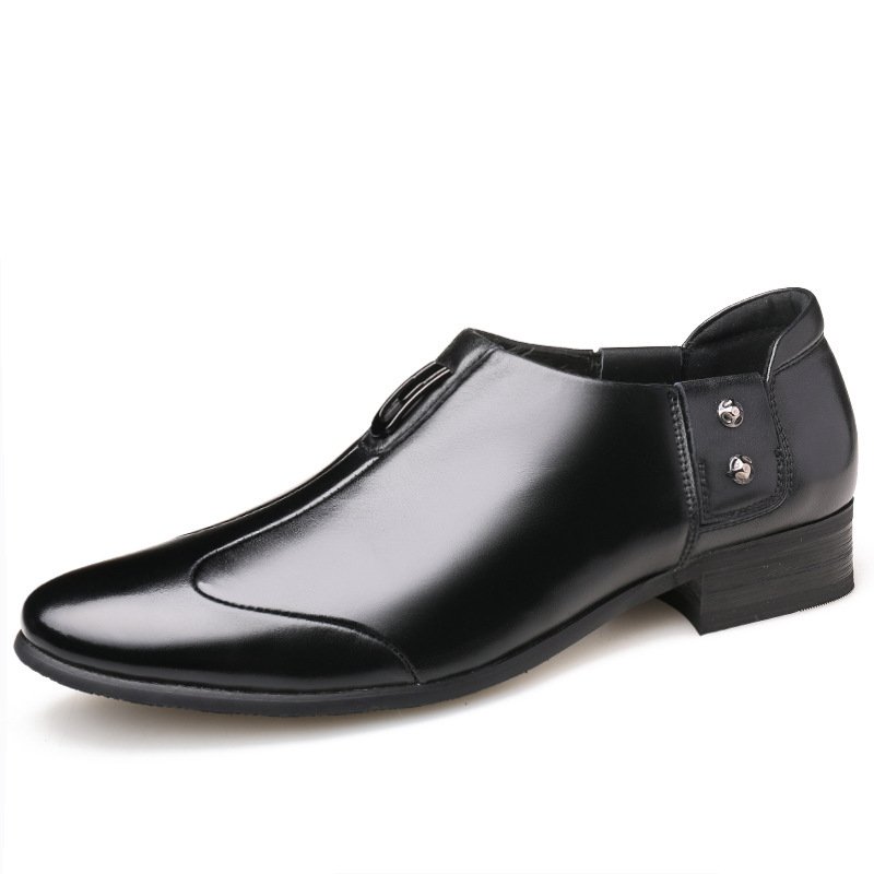 Formal British Leather Shoes Business Korean Men's Shoes - Image 3