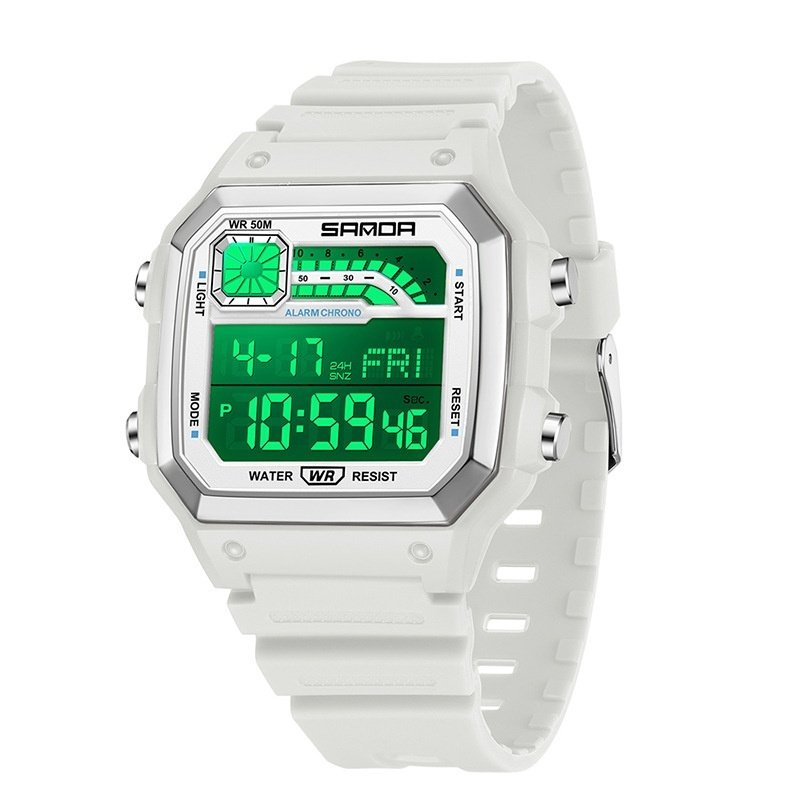 Electronic Watch Luminous Waterproof Sports Men Thin Square - Image 7
