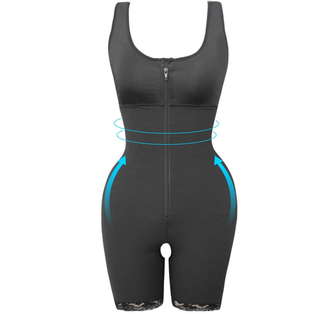 Women's Zipper Slimming Bodysuit Shapewear - Image 4