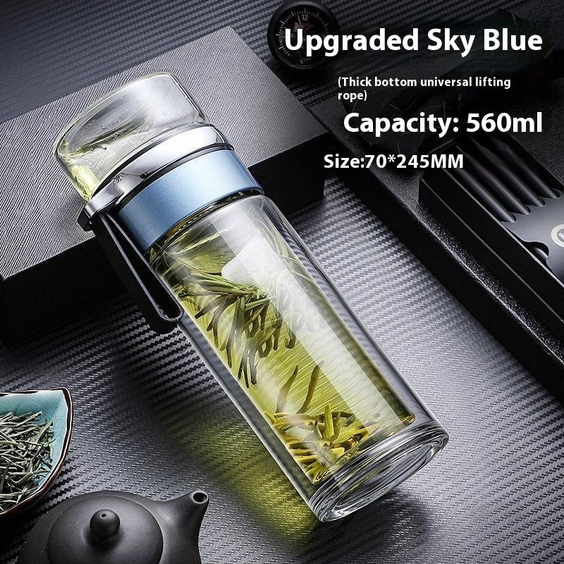 Personal Double-layer Glass Cup - Image 6