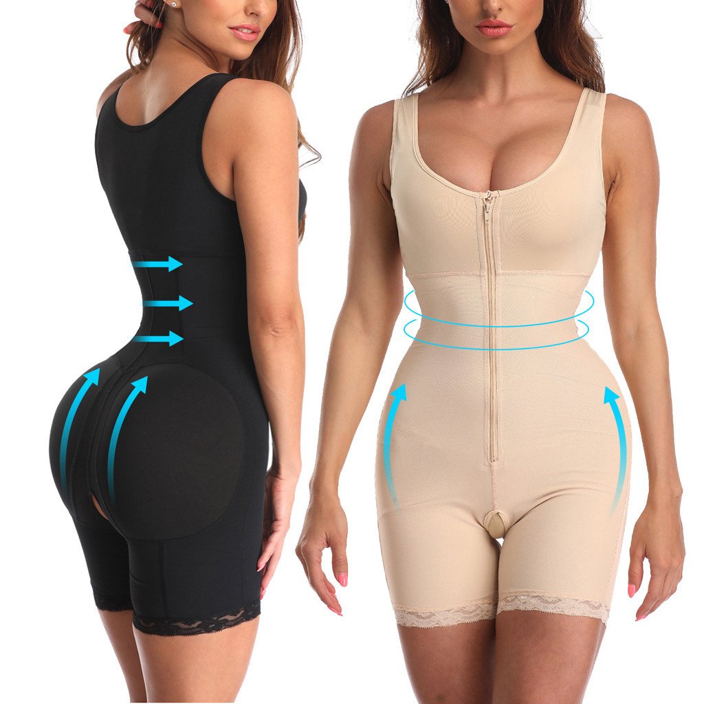 Women's Zipper Slimming Bodysuit Shapewear - Image 2
