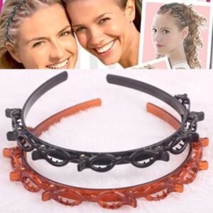 Braided Korean headband hair