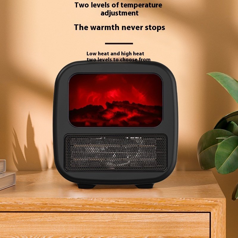 Household Electric Heater Warmer Portable 3D Anti-real Flame Electric Heater Warm Air Fan Room Winter Stove Radiator - Image 6