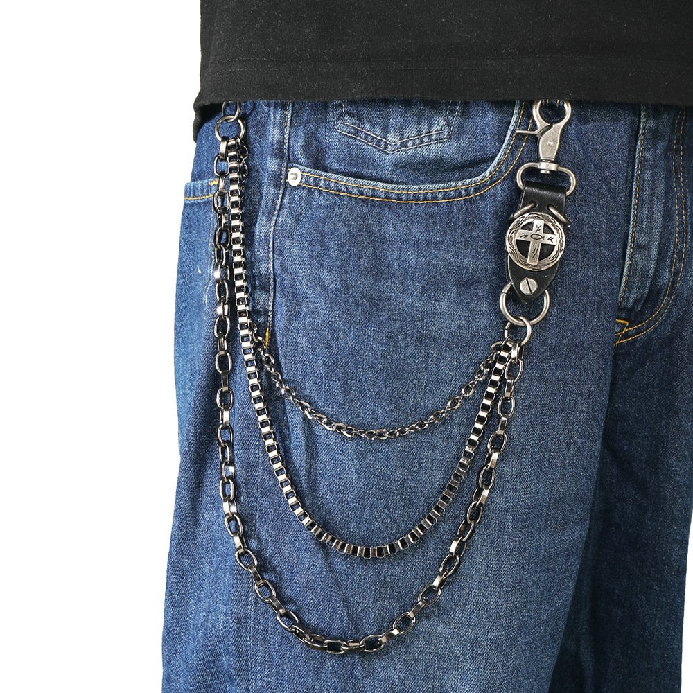 Punk Metal Denim Waist Chain - Image 6