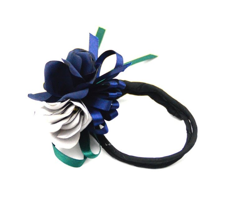 Bun Hair Half Bun Pearl Flower Hair Plate Hair Elastic Korean Styling Headdress Hair Accessories - Image 5