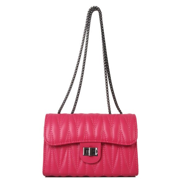 Beautiful Retro Textured Diamond Small Bag Women - Image 3