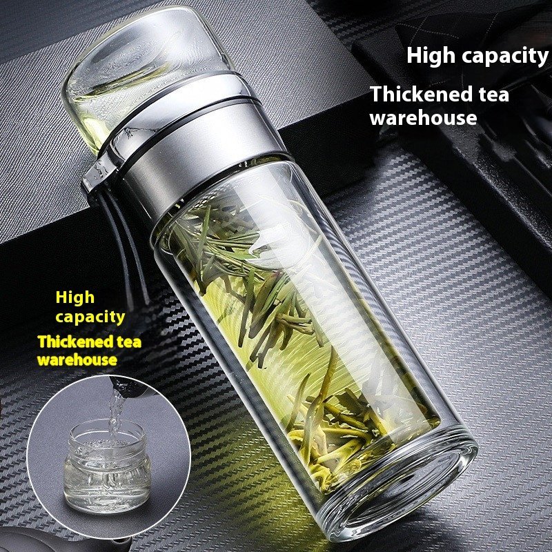 Personal Double-layer Glass Cup