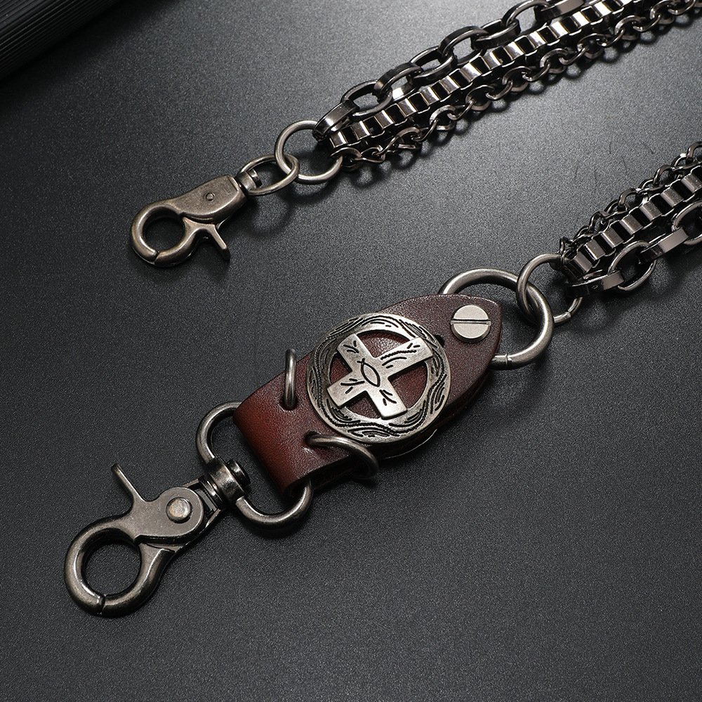Punk Metal Denim Waist Chain - Image 4