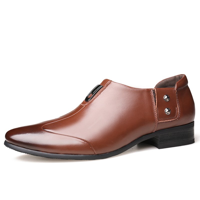 Formal British Leather Shoes Business Korean Men's Shoes - Image 2