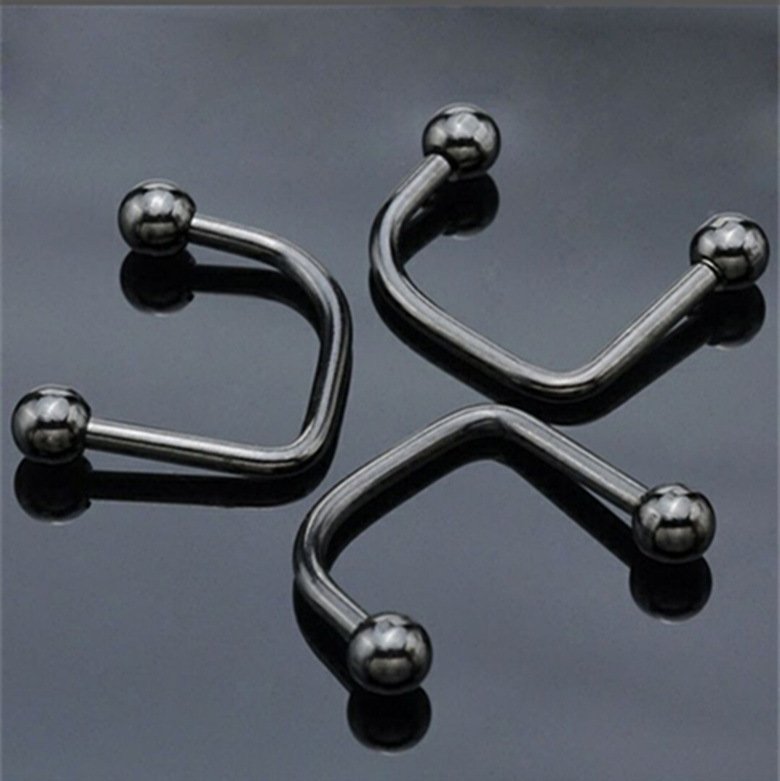 Body Piercing Jewelry 316 Medical Stainless Steel Lip Nail - Image 10