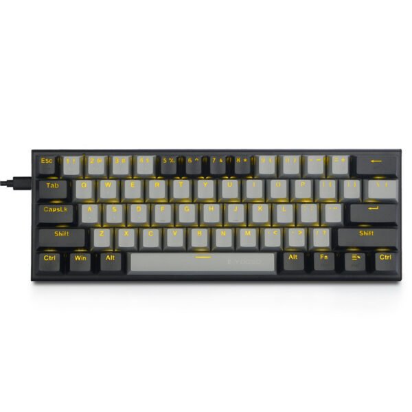 Key Mechanical Keyboard Two Colors Key CAP Computer E-sports Game MonochromeRGB Light - Image 8