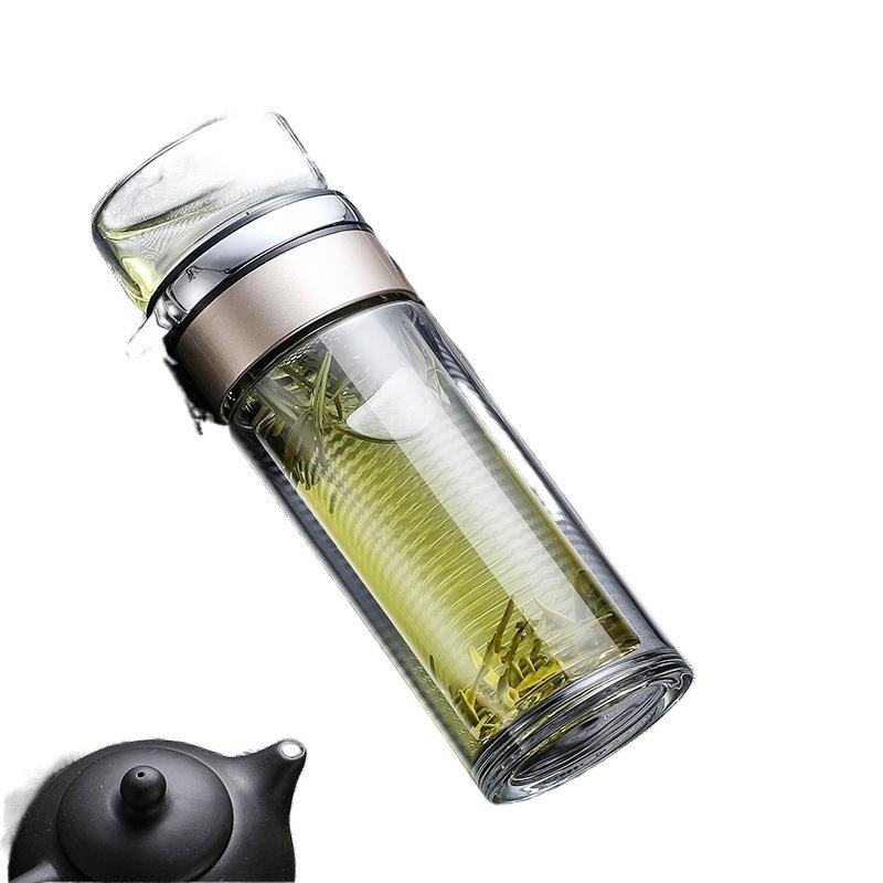 Personal Double-layer Glass Cup - Image 2