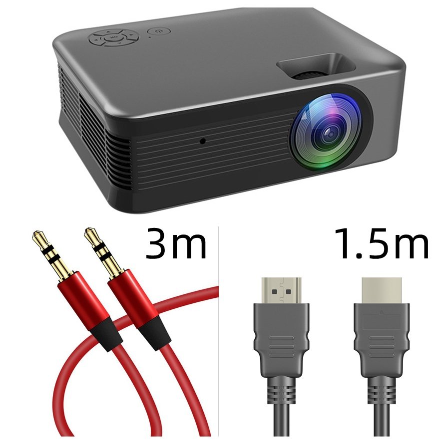 Portable Small Wireless High-definition Multi-function Indoor And Outdoor Compact Projector - Image 5