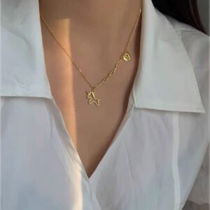 Silver Necklace Femininity Creative Design Sense Of Advanced