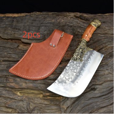 Household Bone Chopping Hand-forged Kitchen Knife Dual-use Knife Ghost Hand Made Chef Knives - Image 10