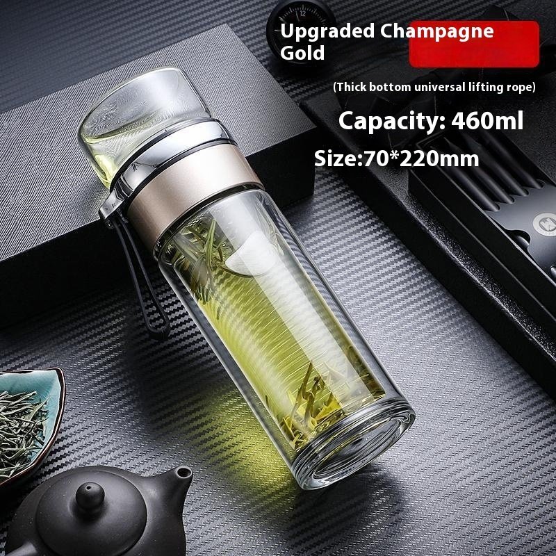 Personal Double-layer Glass Cup - Image 9