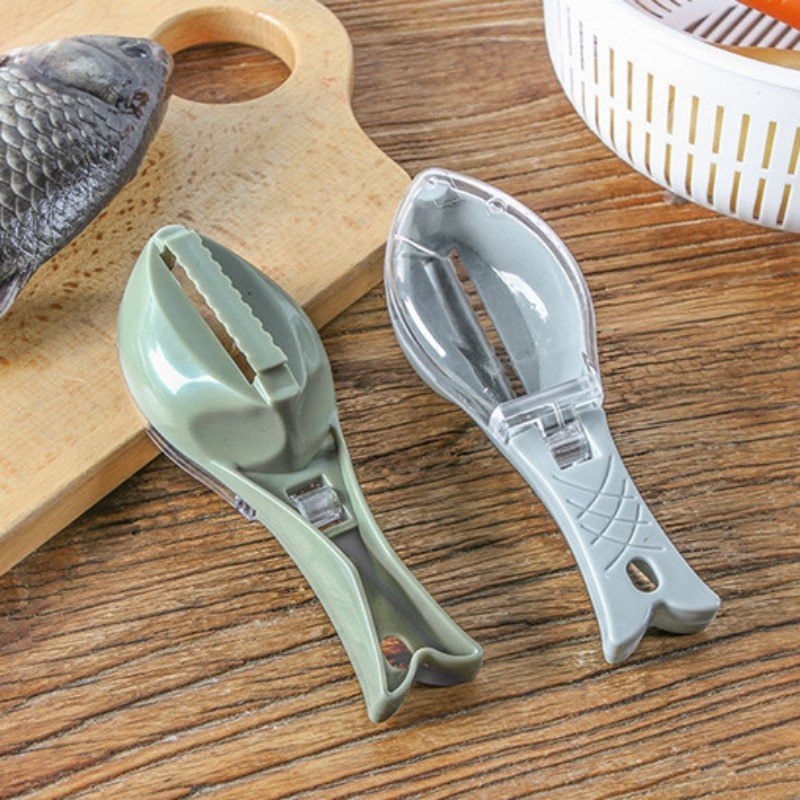 Fish Skin Brush Scraping Fish Scale Brush Grater Quick Disassembly Fish Knife Cleaning Peeling Skin Scraper Scraper Fish Scaler Kitchen Tools - Image 4