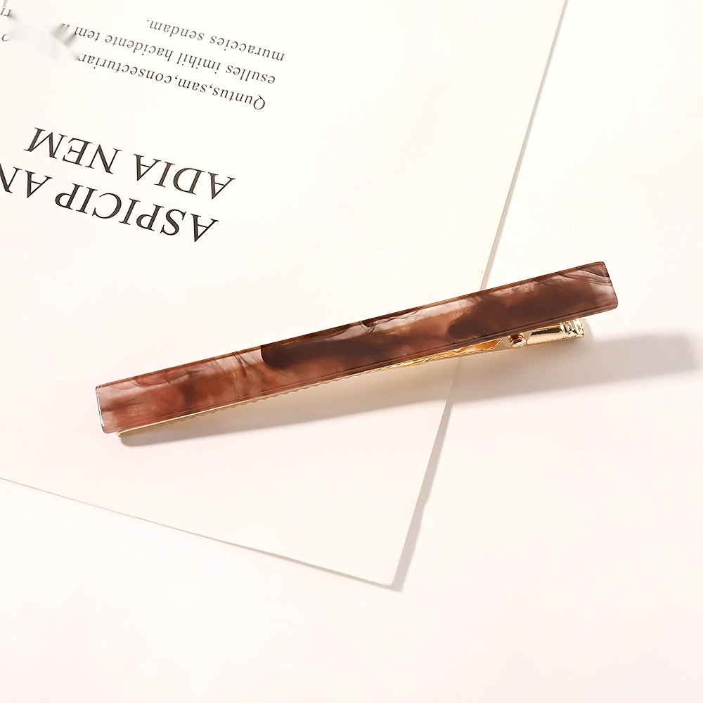 Acetate Duckbill Cute Single Line Clip Hair Accessories - Image 4