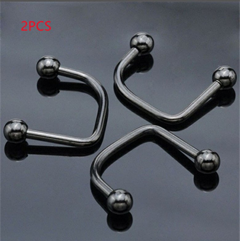 Body Piercing Jewelry 316 Medical Stainless Steel Lip Nail - Image 8